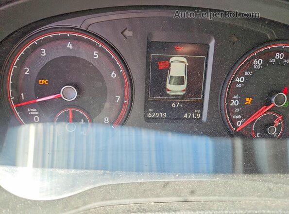 1VWSA7A38LC018298 2020 VOLKSWAGEN PASSAT Silver Вид щитка приладів