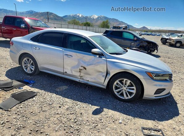 1VWSA7A38LC018298 2020 VOLKSWAGEN PASSAT Silver Передня права чверть