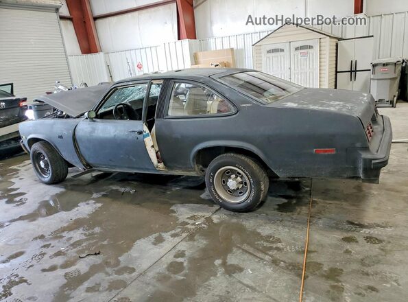 1Y17L5W154005 1975 CHEVROLET NOVA Charcoal Trasero izquierdo