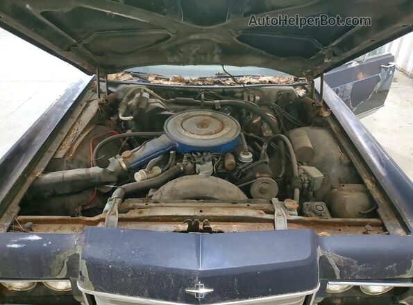 1Y82A862447 1971 LINCOLN CONTINENTA Blue Вид задньої частини салону