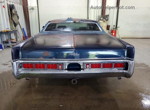 1Y82A862447 1971 LINCOLN CONTINENTA Blue Вид ззаду