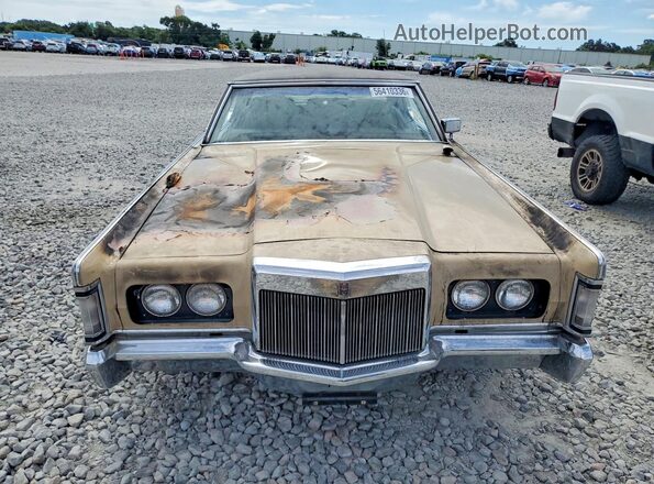 1Y89A815170 1971 LINCOLN CONTINENTA Tan Front view