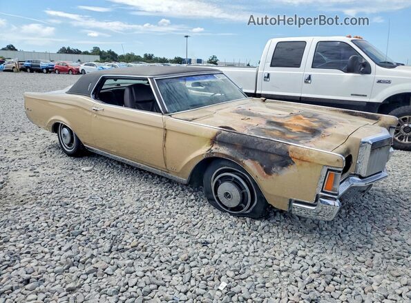 1Y89A815170 1971 LINCOLN CONTINENTA Tan Front right