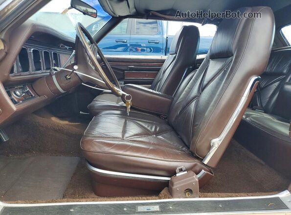 1Y89A815170 1971 LINCOLN CONTINENTA Tan Front interior view