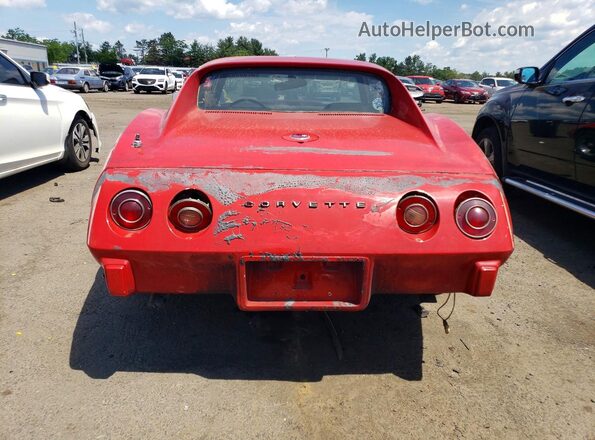 1Z37J5S419718 1975 CHEVROLET CORVETTE Красный Вид сзади