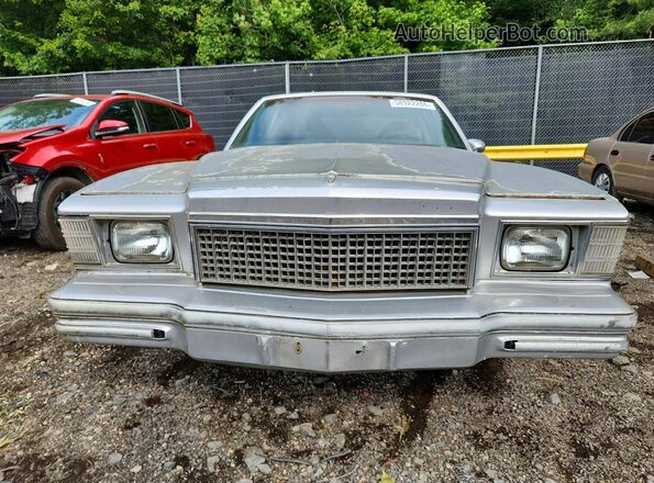 1Z37J9B515761 1979 CHEVROLET MONTE CARLO Silver Вид спереду