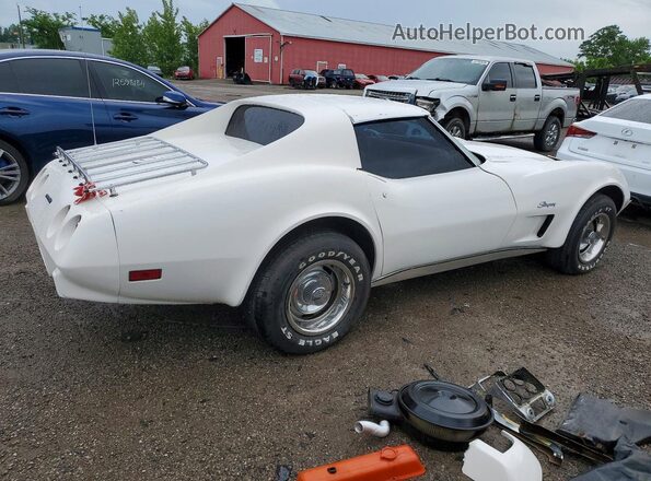 1Z37L6S421121 1976 CHEVROLET CORVETTE Белый Задняя правая четверть