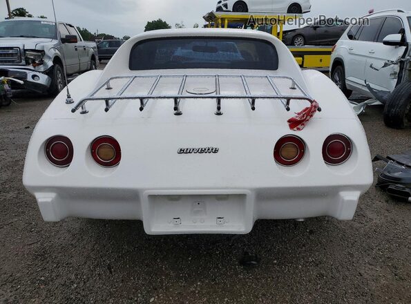1Z37L6S421121 1976 CHEVROLET CORVETTE Белый Вид сзади
