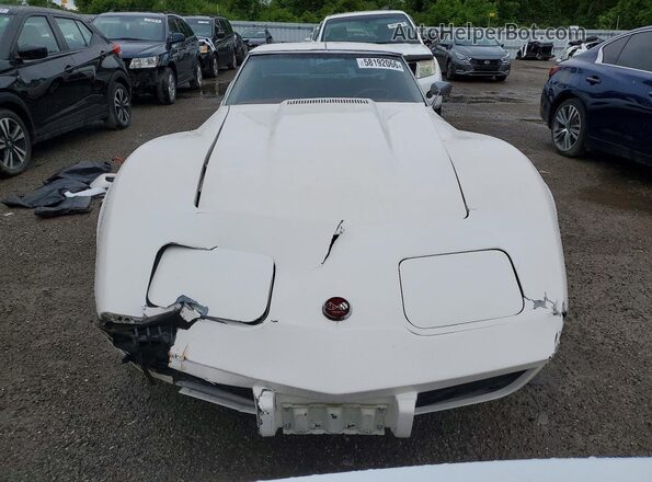 1Z37L6S421121 1976 CHEVROLET CORVETTE Белый Вид спереди