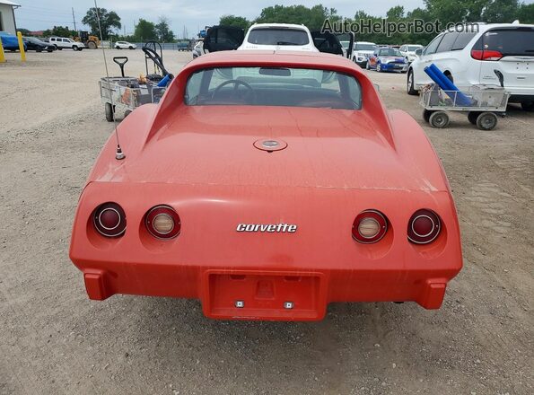 1Z37L6S439718 1976 CHEVROLET CORVETTE Красный Вид сзади