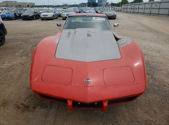 1Z37L6S439718 1976 CHEVROLET CORVETTE Красный Вид спереди