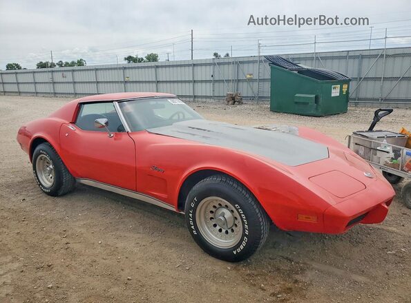 1Z37L6S439718 1976 CHEVROLET CORVETTE Красный Передняя правая четверть