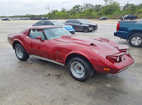 1Z37L6S444389 1976 CHEVROLET CORVETTE Red 