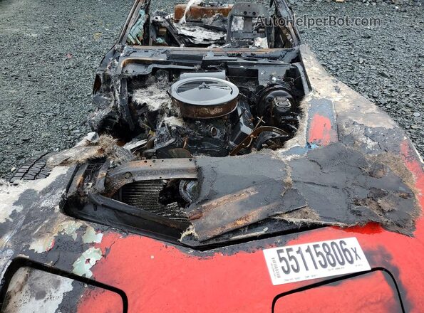 1Z37L7S420764 1977 CHEVROLET CORVETTE Красный Вид задней части салона