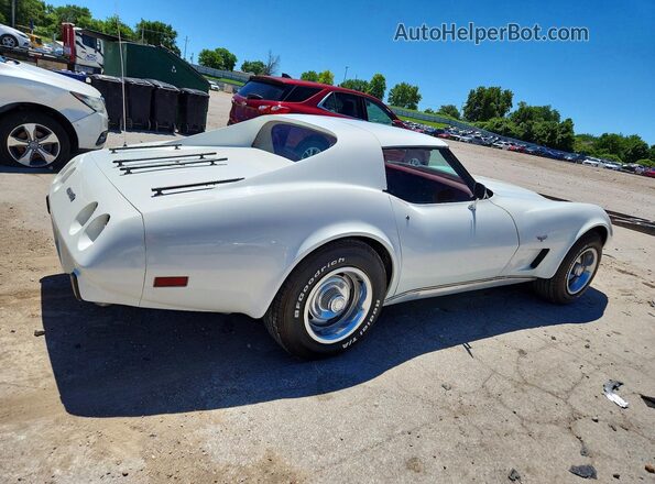 1Z37L7S427368 1977 CHEVROLET CORVETTE White Հետևի աջ