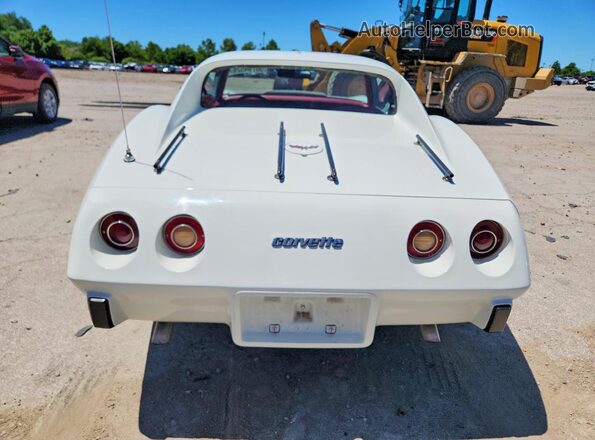 1Z37L7S427368 1977 CHEVROLET CORVETTE White Հետևի տեսք