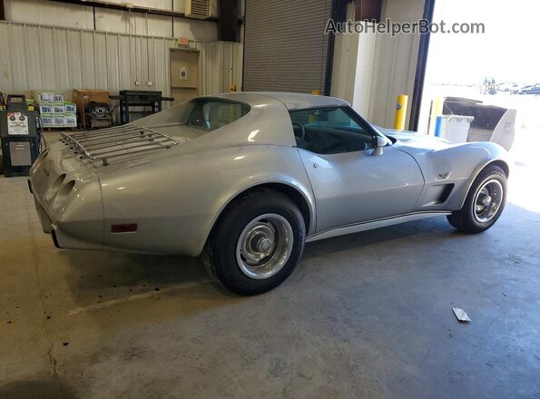 1Z37L7S448187 1977 CHEVROLET CORVETTE Серебряный Задняя правая четверть