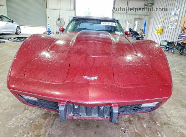 1Z37X7S431397 1977 CHEVROLET CORVETTE Burgundy 