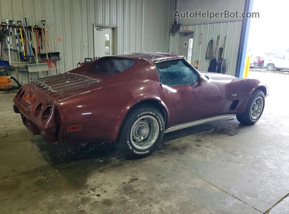 1Z37X7S431397 1977 CHEVROLET CORVETTE Burgundy 