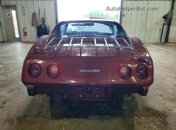 1Z37X7S431397 1977 CHEVROLET CORVETTE Burgundy 