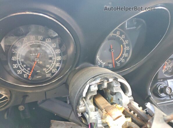 1Z67J5S431855 1975 CHEVROLET CORVETTE Белый Вид щитка приборов