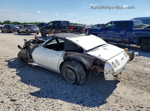 1Z67J5S431855 1975 CHEVROLET CORVETTE Белый Задняя левая четверть