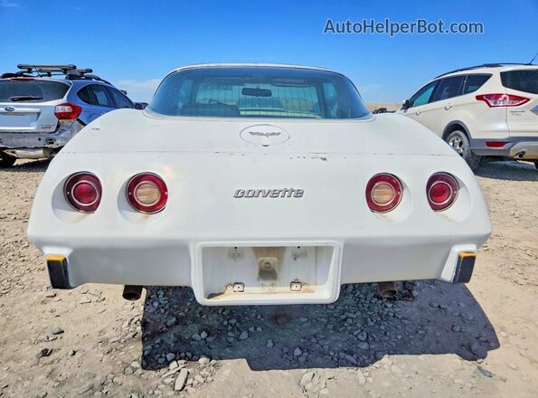 1Z8789S429863 1979 CHEVROLET CORVETTE White უკანა ხედი