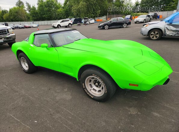 1Z8789S448361 1979 CHEVROLET CORVETTE Green 