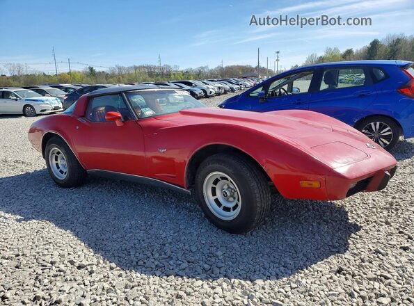 1Z87L8S409152 1978 CHEVROLET CORVETTE Red Առջևի աջ