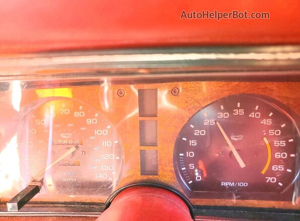 1Z87L8S409152 1978 CHEVROLET CORVETTE Red Սարքավորումների վահանակի տեսք