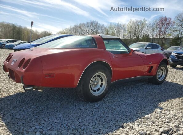1Z87L8S409152 1978 CHEVROLET CORVETTE Red Հետևի աջ