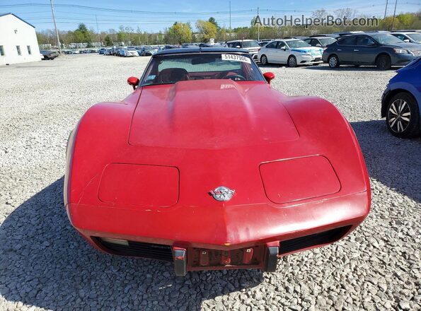 1Z87L8S409152 1978 CHEVROLET CORVETTE Red Դիմացի տեսք