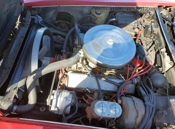 1Z87L8S409152 1978 CHEVROLET CORVETTE Red Սալոնի հետևի տեսք