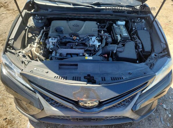 4T1B11HK2KU798414 2019 TOYOTA CAMRY Black Вид підкапотного простору