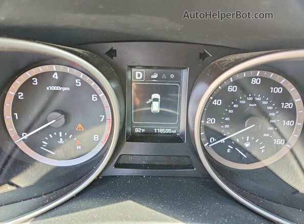 KM8SMDHF1HU206067 2017 HYUNDAI SANTA Белый 
