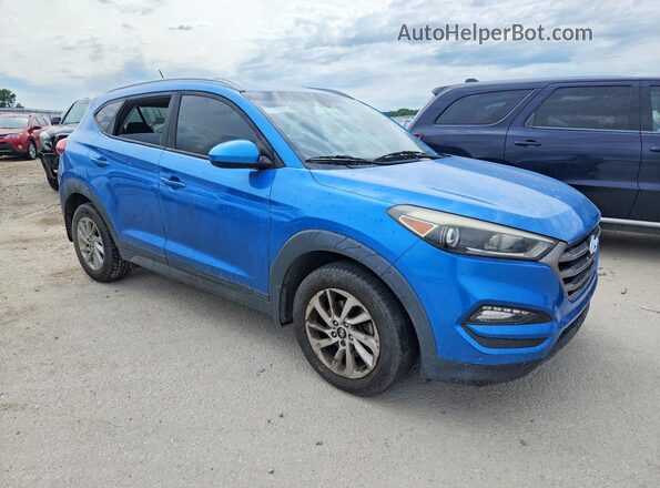 KM8J33A41GU207848 2016 HYUNDAI TUCSON Blue 
