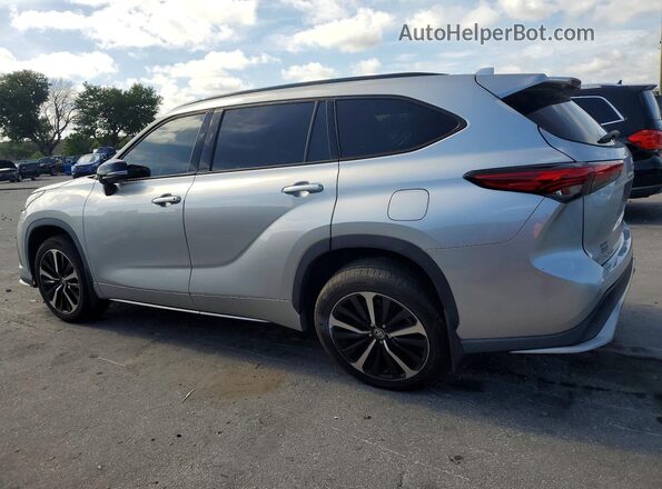 5TDJZRBHXNS170047 2022 TOYOTA HIGHLANDER Silver Tył prawy