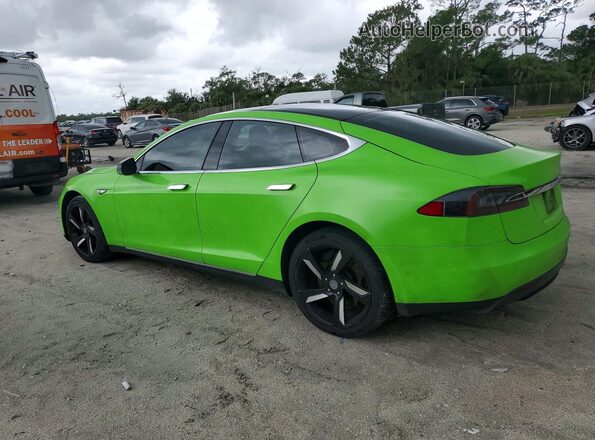 5YJSA1E20GF126716 2016 TESLA MODEL Green Հետևի աջ