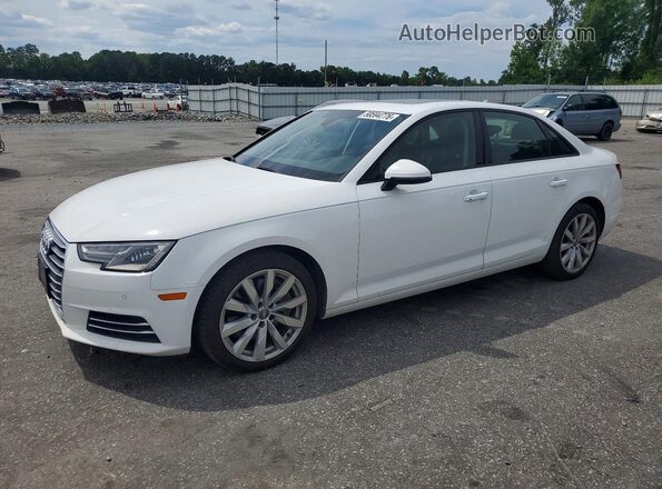 WAUANAF47HN002698 2017 AUDI A4 White Rear left