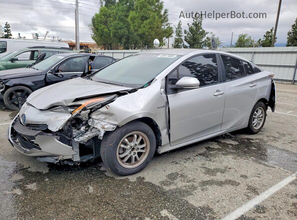 JTDKBRFU8H3552096 2017 TOYOTA PRIUS Silver 