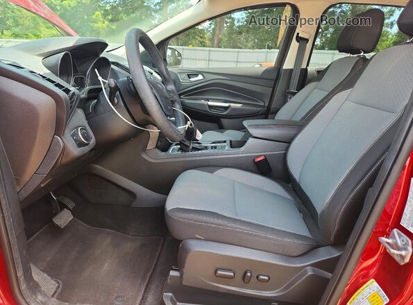 1FMCU0GD5HUC00382 2017 FORD ESCAPE Red წინა პანელის ხედი