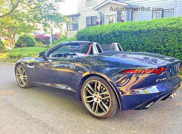 SAJD85FVXJCK49031 2018 JAGUAR F-TYPE Blue Front view