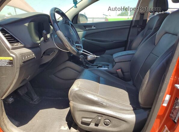 KM8J3CA27GU108708 2016 HYUNDAI TUCSON Orange Вид панелі приладів