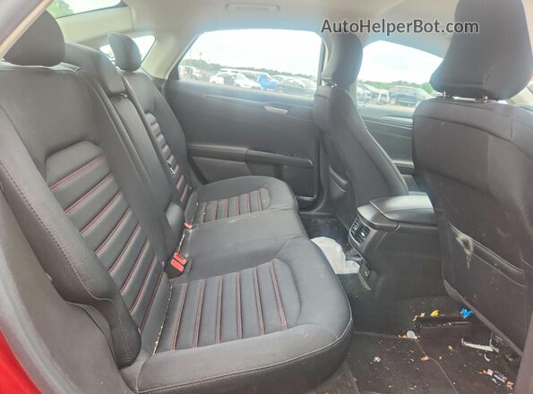 3FA6P0HD3GR295625 2016 FORD FUSION Red უკანა სალონის ხედი