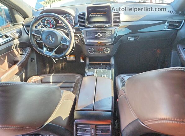 4JGED7FBXJA096173 2018 MERCEDES-BENZ GLE Silver Vista del cuadro de instrumentos