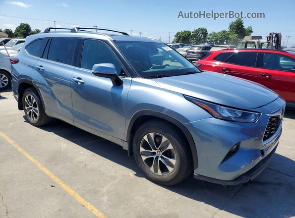 5TDHZRBH2LS038637 2020 TOYOTA HIGHLANDER Blue Դիմացի տեսք