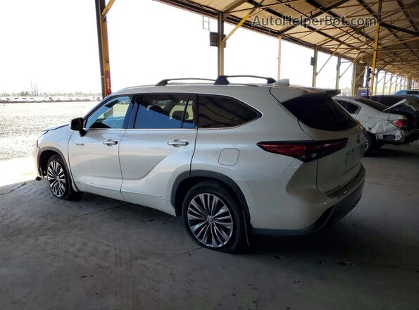 5TDEBRCH7LS002884 2020 TOYOTA HIGHLANDER White Задня права чверть