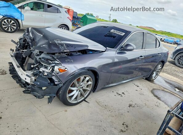 ZARFAMANXK7599319 2019 ALFA ROMEO GIULIA Серый Задняя левая четверть