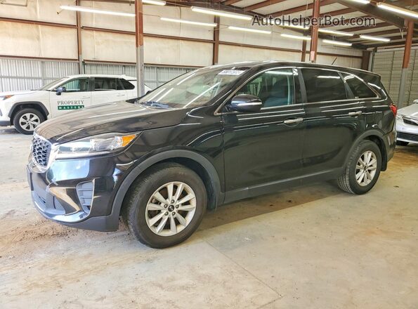 5XYPG4A32KG576258 2019 KIA SORENTO Black Հետևի ձախ