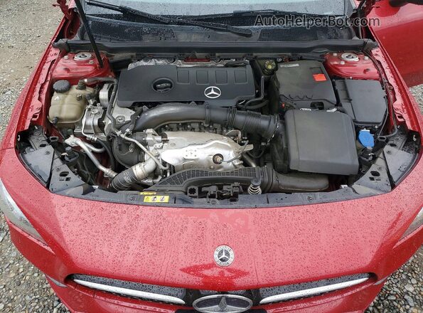 W1K5J4GB0MN211005 2021 MERCEDES-BENZ CLA-CLASS Red Вид задньої частини салону